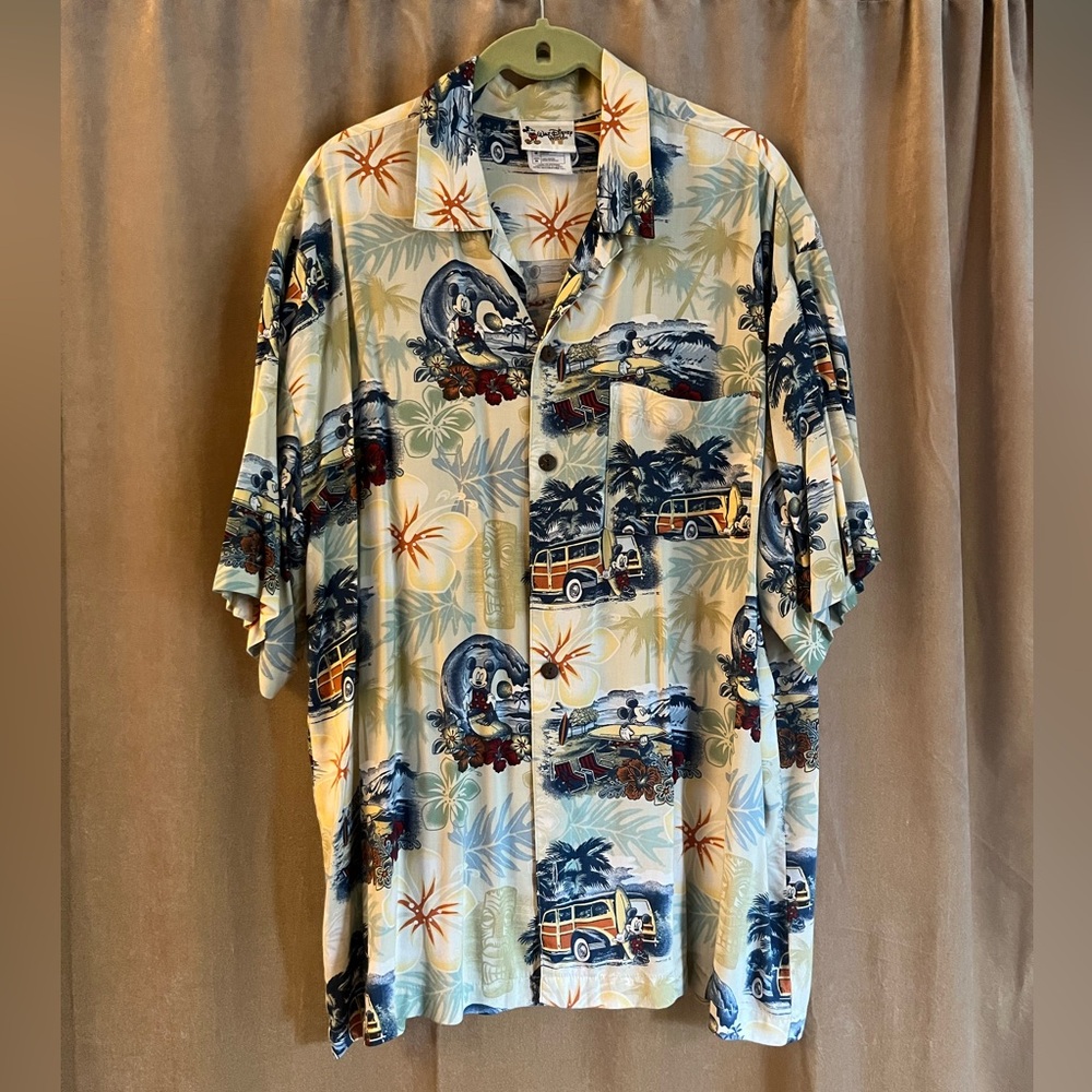 Surfer Mickey Mouse Hawaiian Shirt